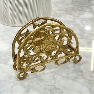 ✨Vintage Brass Luxurious Mail / Napkin Holder